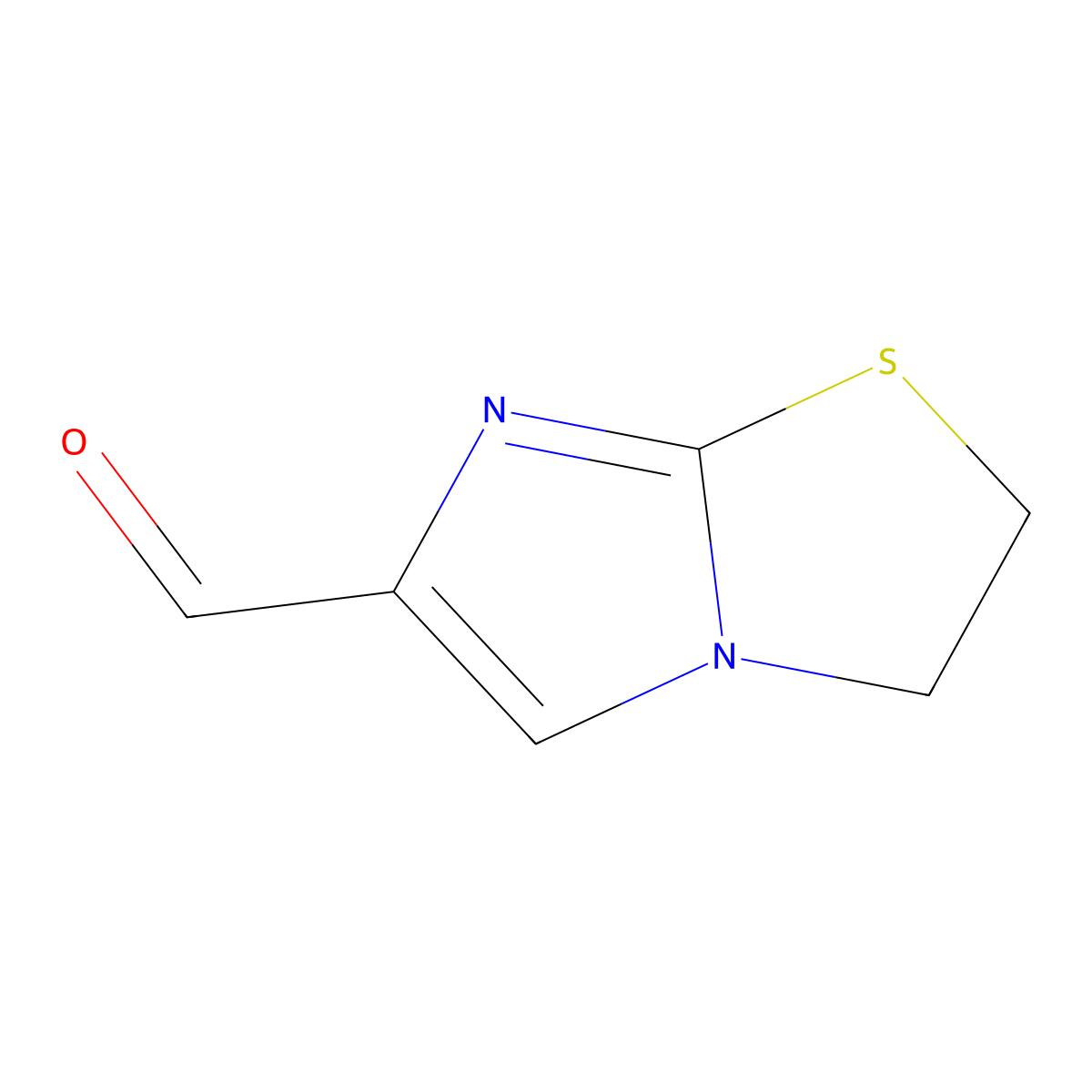 2,3-Dihydroimidazo[2,1-b][1,3]thiazole-6-carbaldehyde molecular structure, CAS 157459-71-7