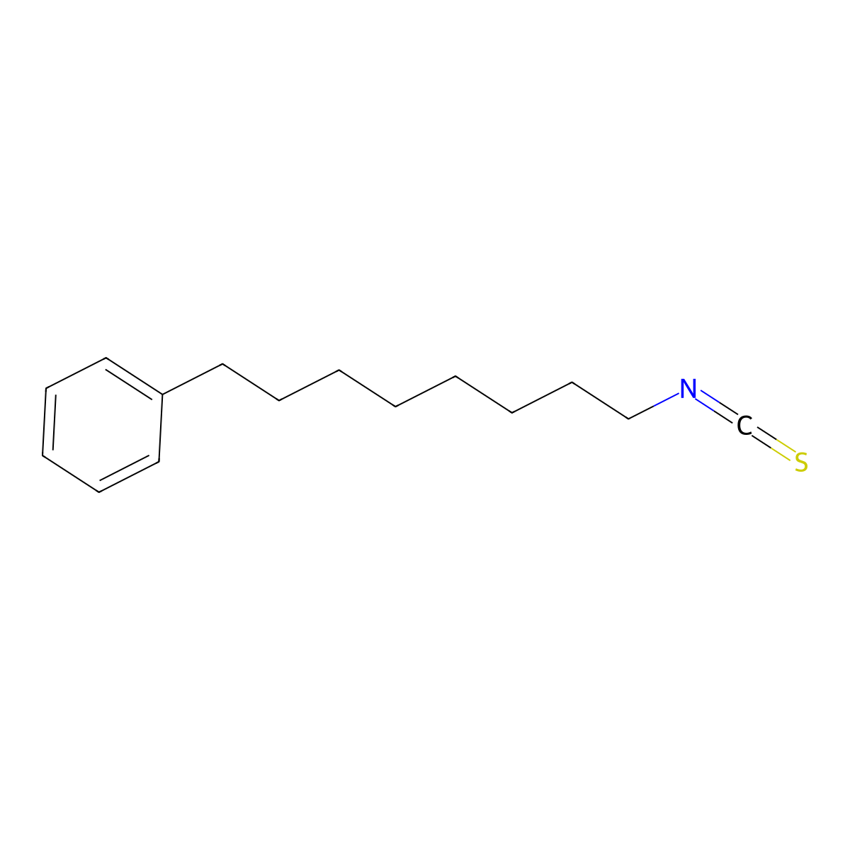 8-Phenyloctyl isothiocyanate molecular structure, CAS 157469-20-0