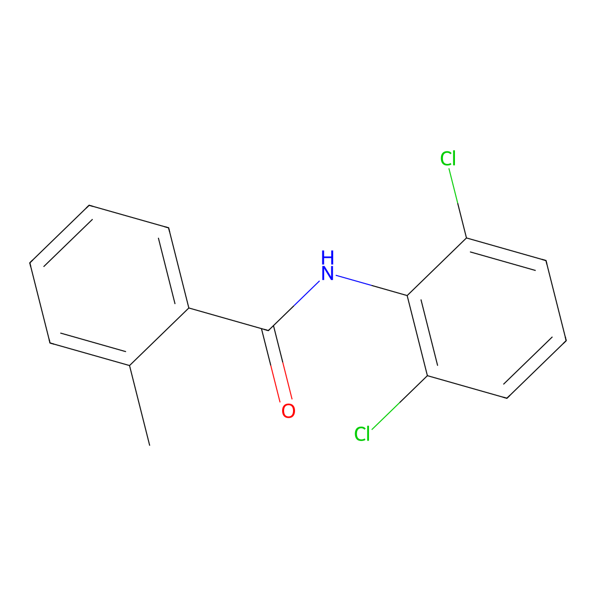 N-(2,6-dichlorophenyl)-2-methylbenzamide molecular structure, CAS 157491-14-0
