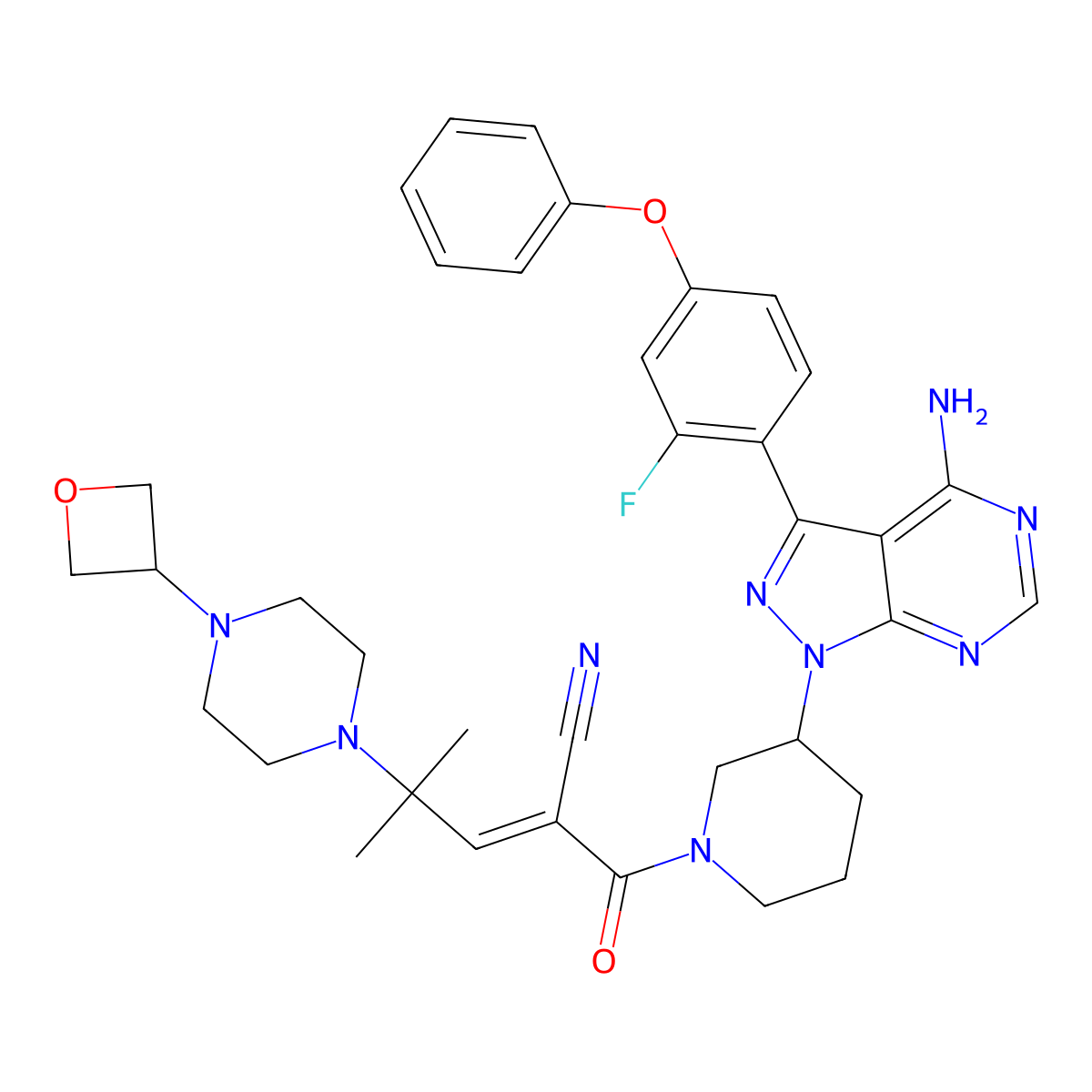 Rilzabrutinib molecular structure, CAS 1575591-66-0
