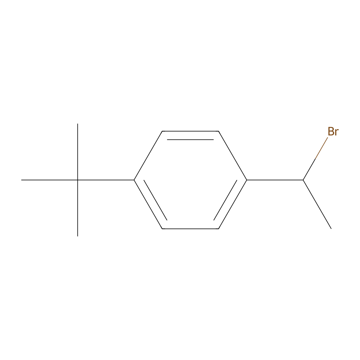 1-(1-Bromoethyl)-4-tert-butylbenzene molecular structure, CAS 157581-03-8