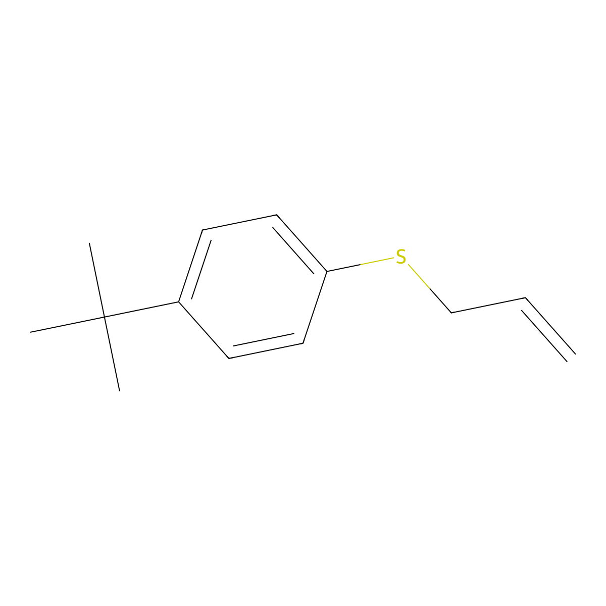 1-Allylsulfanyl-4-tert-butylbenzene molecular structure, CAS 157581-05-0