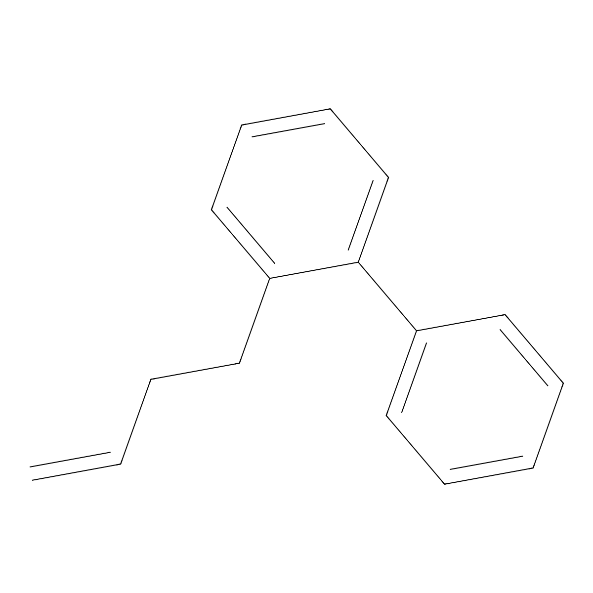 2-(But-3-en-1-yl)-1,1'-biphenyl molecular structure, CAS 157581-09-4