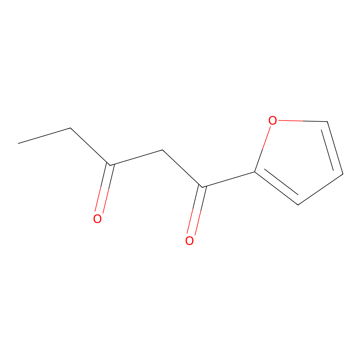 1-(Furan-2-yl)pentane-1,3-dione molecular structure, CAS 157589-73-6