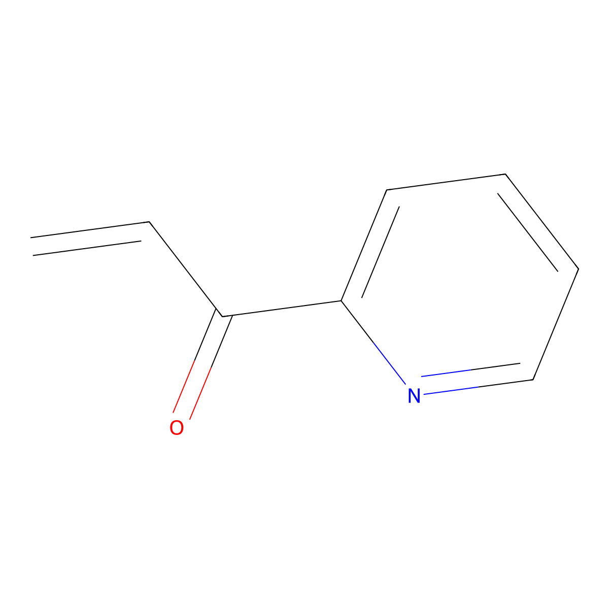 1-(Pyridin-2-yl)prop-2-en-1-one molecular structure, CAS 157592-40-0