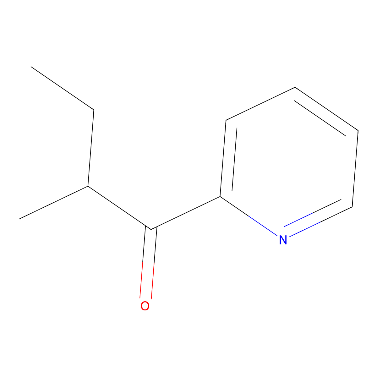sec-Butyl 2-pyridyl ketone molecular structure, CAS 157592-41-1