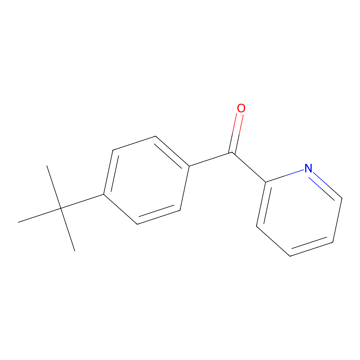 2-(4-tert-Butylbenzoyl)pyridine molecular structure, CAS 157592-45-5