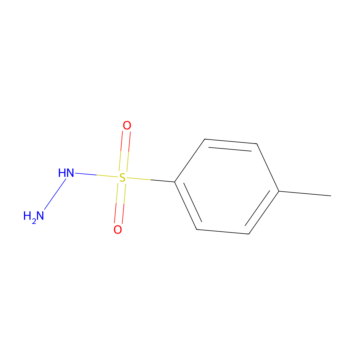 P-Toluenesulfonylhydrazide molecular structure, CAS 1576-35-8