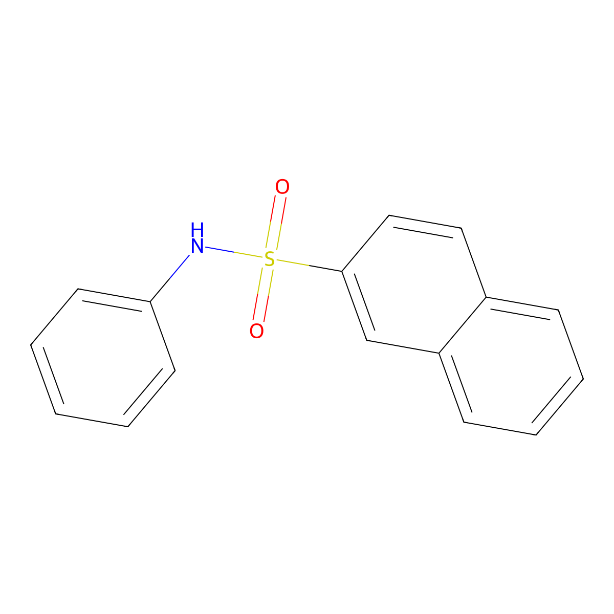 2-Naphthalenesulfonanilide molecular structure, CAS 1576-48-3