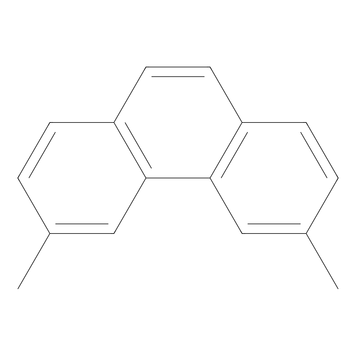 3,6-Dimethylphenanthrene molecular structure, CAS 1576-67-6