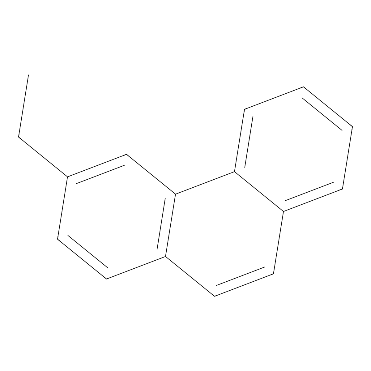3-Ethylphenanthrene molecular structure, CAS 1576-68-7