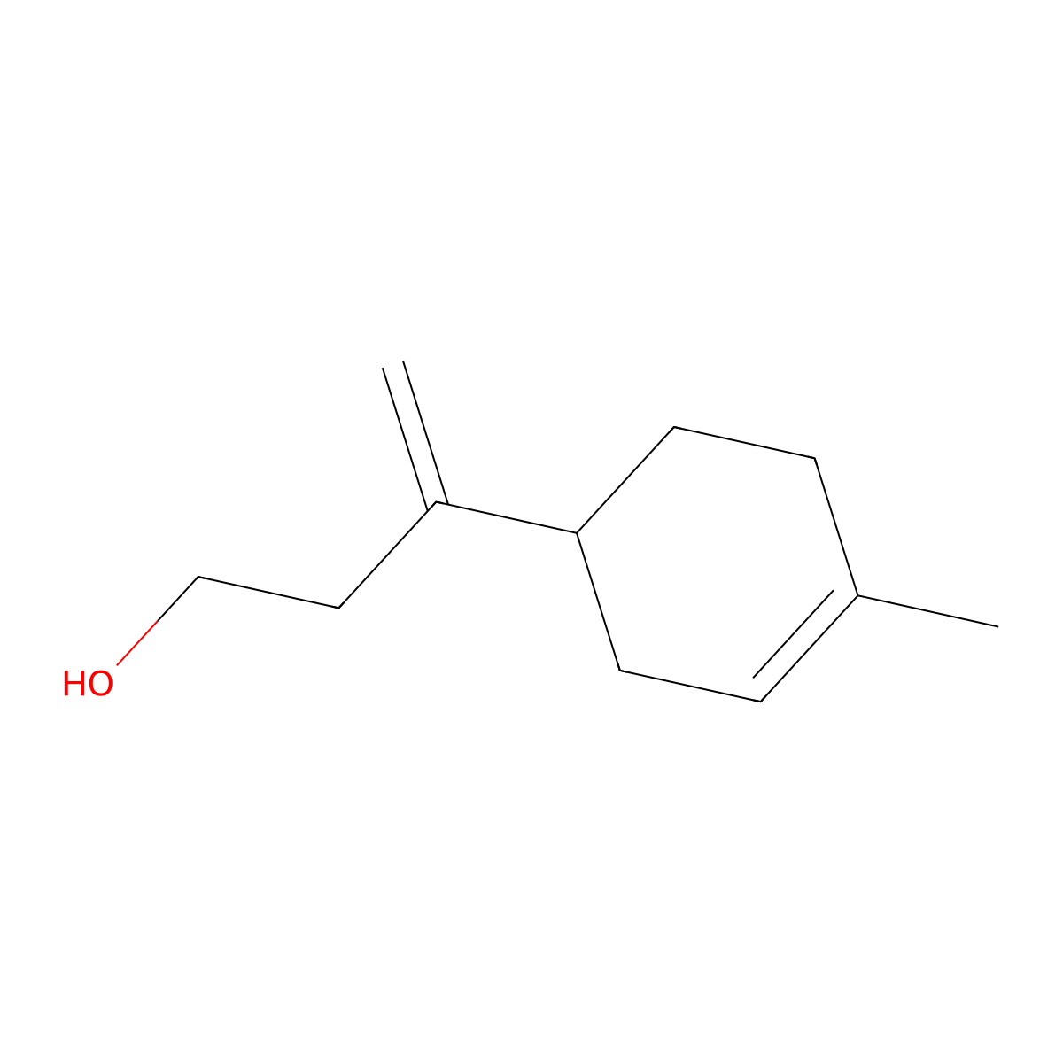 3-(4-Methyl-3-cyclohexen-1-yl)-3-butenol molecular structure, CAS 15766-66-2