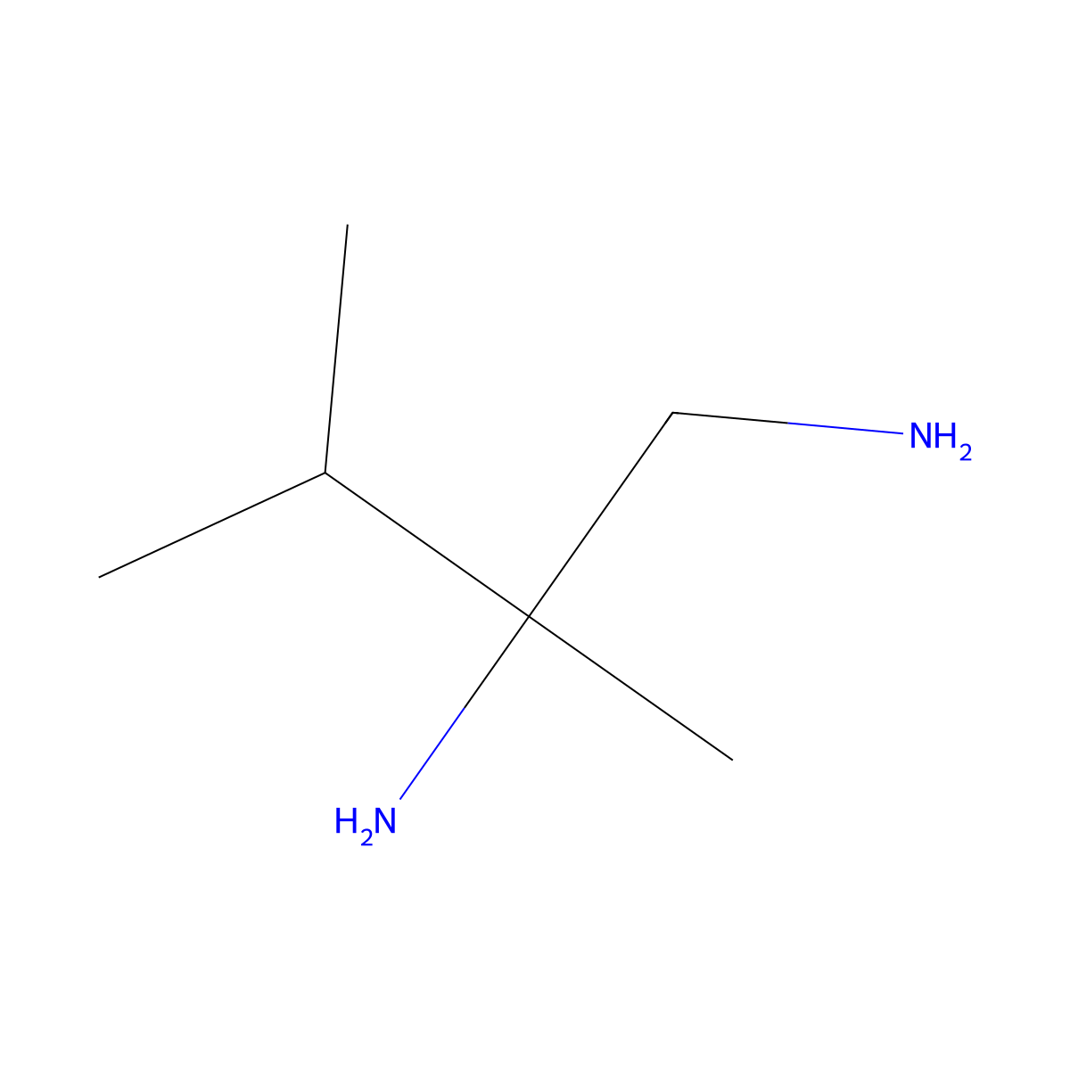 2,3-Dimethylbutane-1,2-diamine molecular structure, CAS 157663-74-6