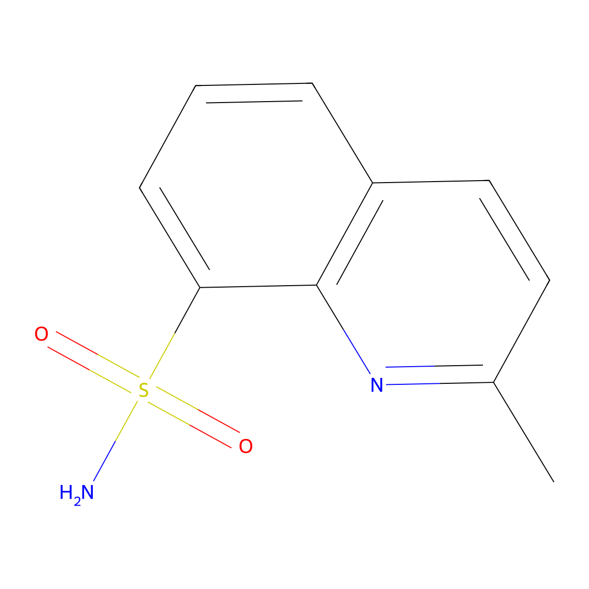 2-Methylquinoline-8-sulfonamide molecular structure, CAS 157686-27-6