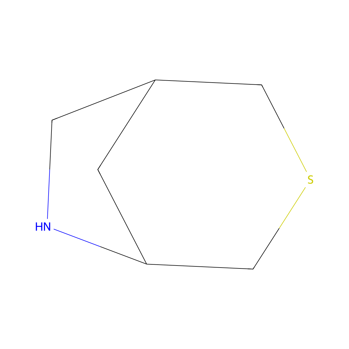3-Thia-6-azabicyclo[3.2.1]octane molecular structure, CAS 157708-69-5