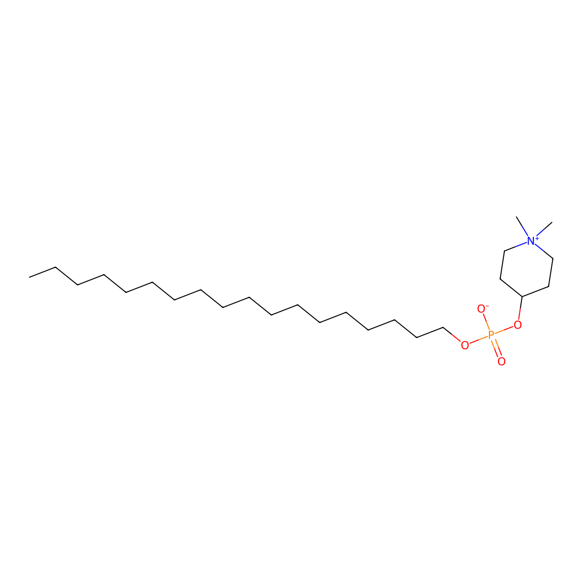 Perifosine molecular structure, CAS 157716-52-4