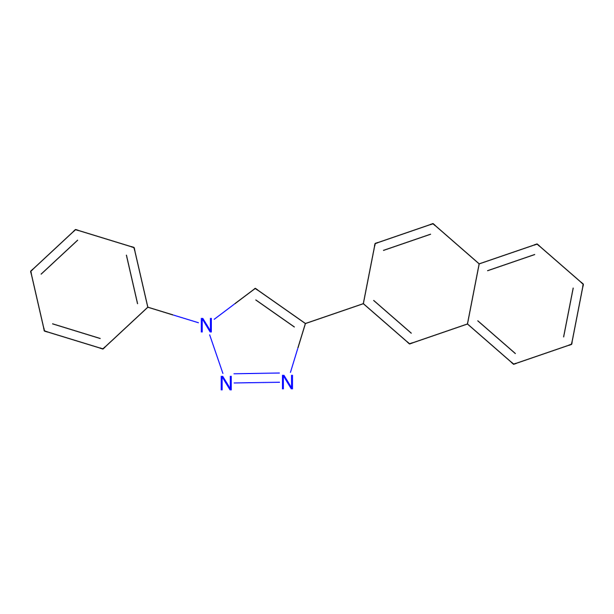 4-(Naphthalen-2-yl)-1-phenyl-1H-1,2,3-triazole molecular structure, CAS 1577187-86-0