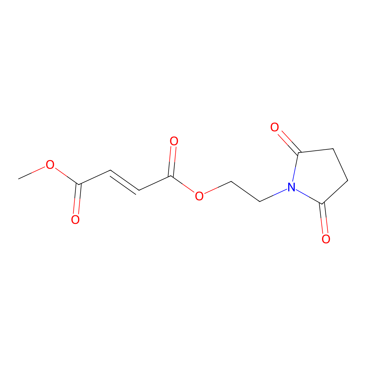 Diroximel Fumarate molecular structure, CAS 1577222-14-0