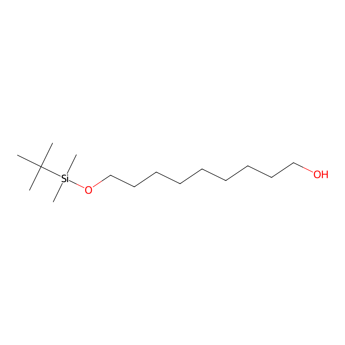 9-((tert-Butyldimethylsilyl)oxy)nonan-1-ol molecular structure, CAS 157730-99-9