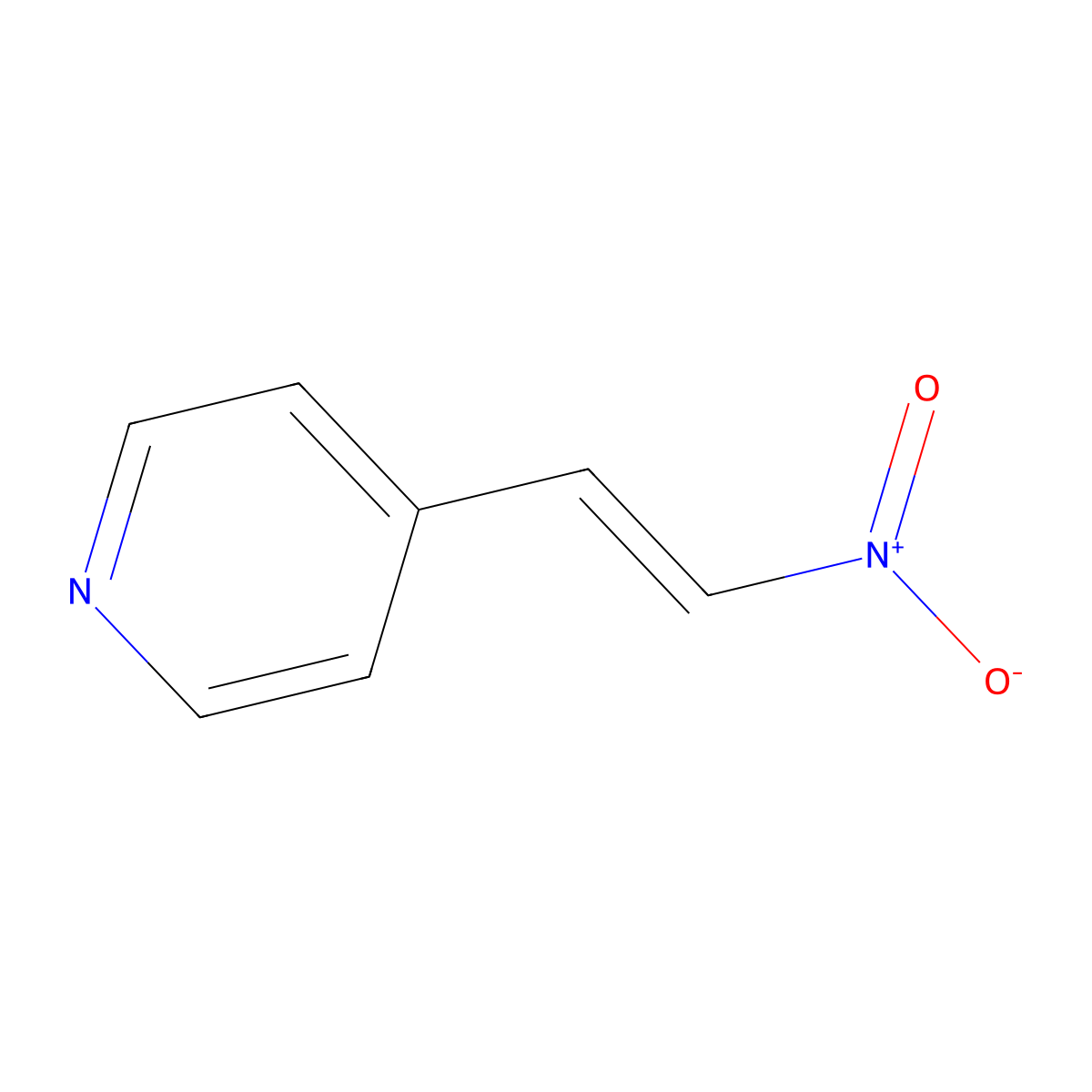 4-(2-Nitroethenyl)pyridine molecular structure, CAS 157765-25-8