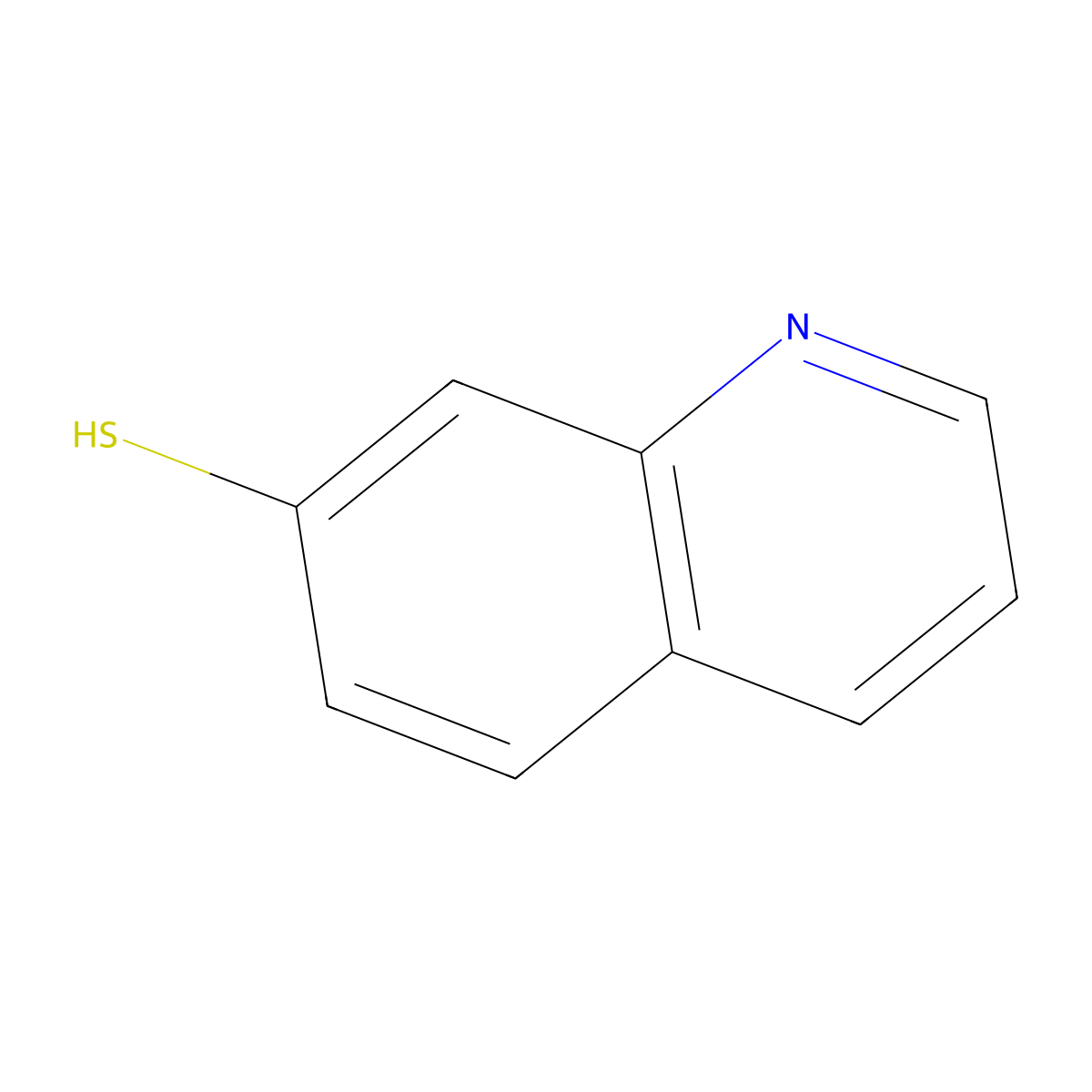 7-Quinolinethiol molecular structure, CAS 157767-42-5
