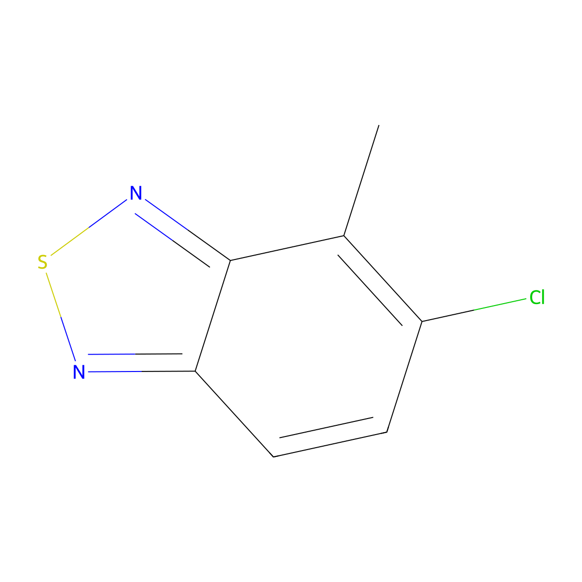 5-Chloro-4-methylbenzo[c][1,2,5]thiadiazole molecular structure, CAS 15777-28-3