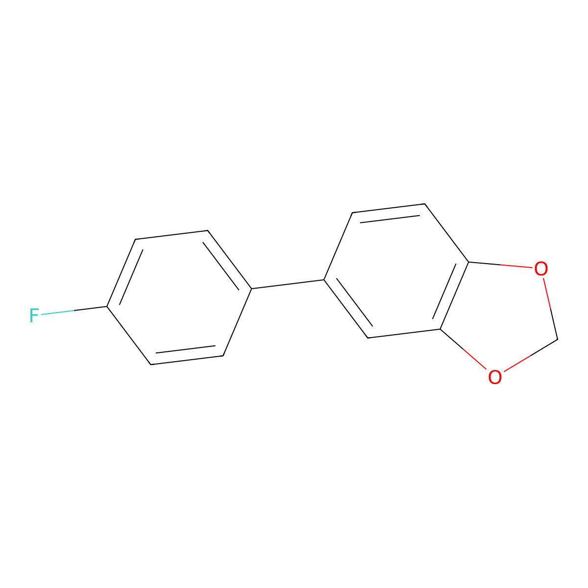 5-(4-Fluorophenyl)-1,3-benzodioxole molecular structure, CAS 157790-85-7