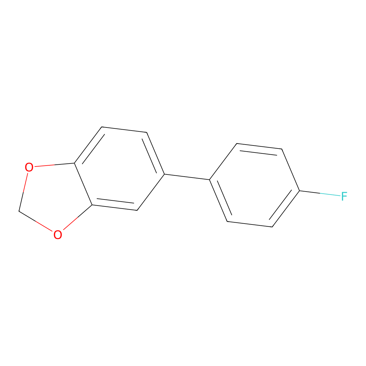 5-(4-Fluorophenyl)-1,3-benzodioxole molecular structure, CAS 157790-85-7