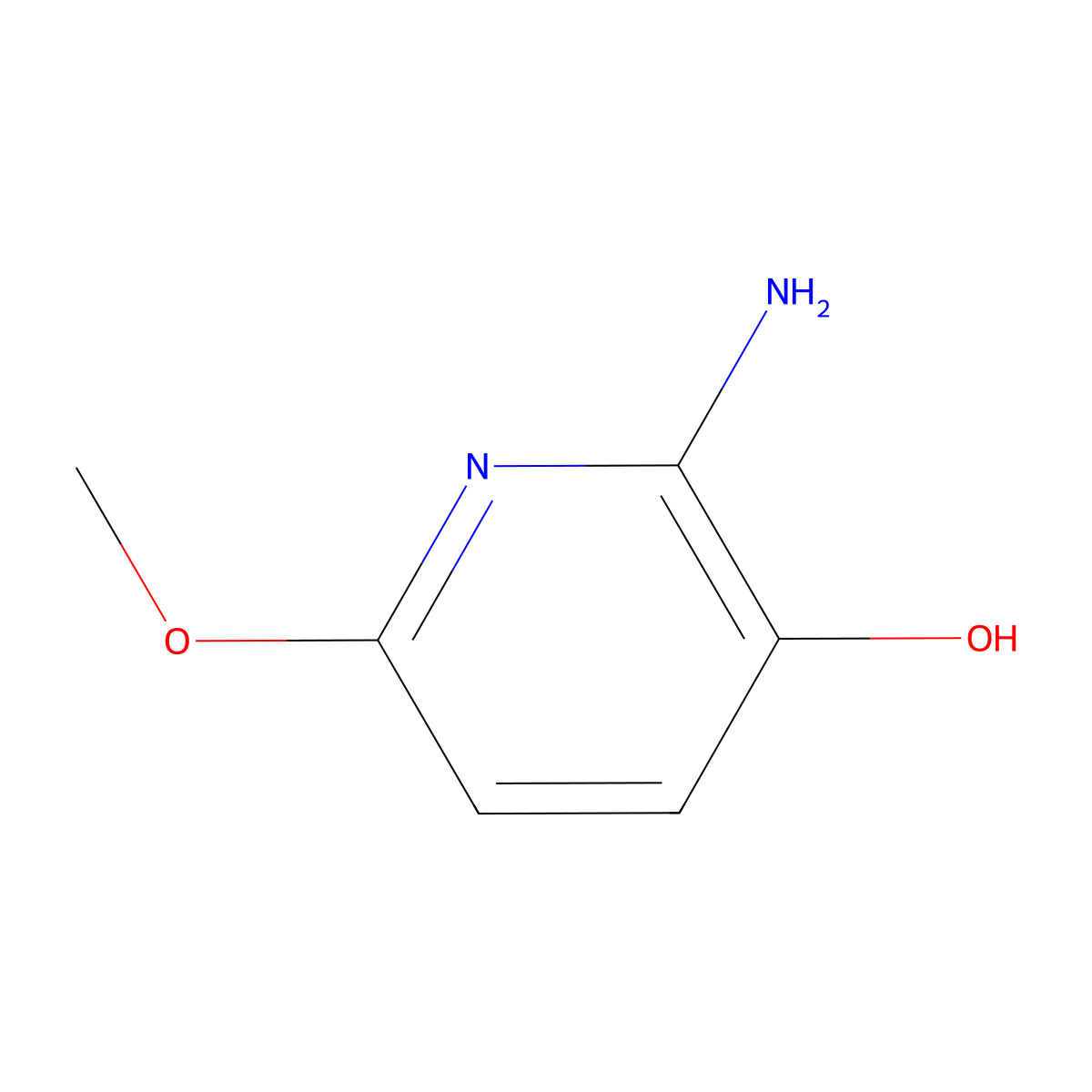 2-Amino-6-methoxypyridin-3-ol molecular structure, CAS 157829-53-3