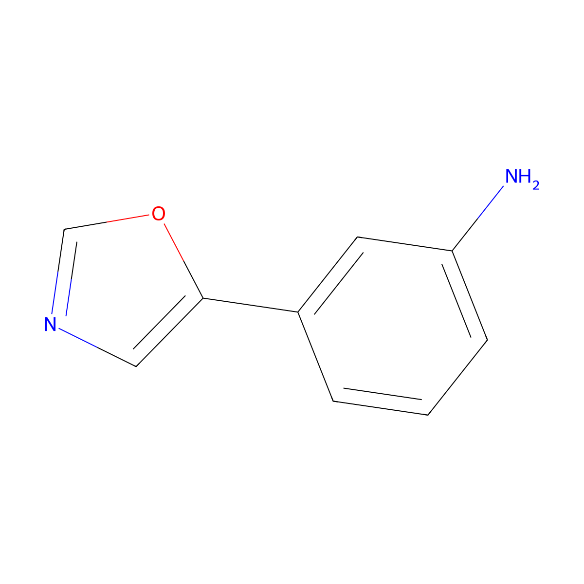 3-(1,3-Oxazol-5-yl)aniline molecular structure, CAS 157837-31-5
