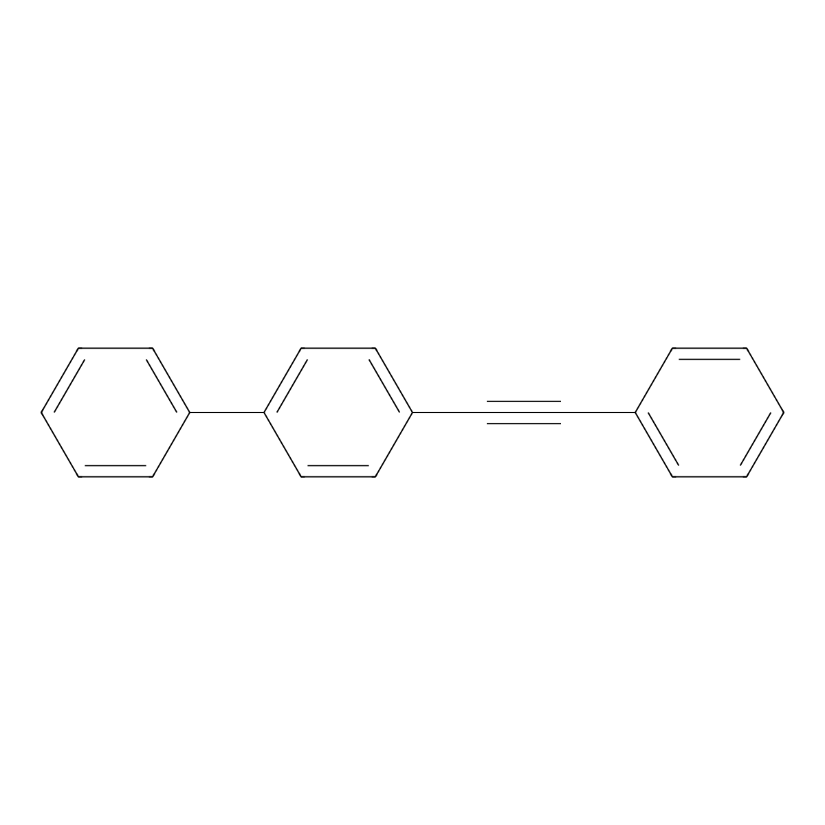 4-(Phenylethynyl)biphenyl molecular structure, CAS 15784-39-1