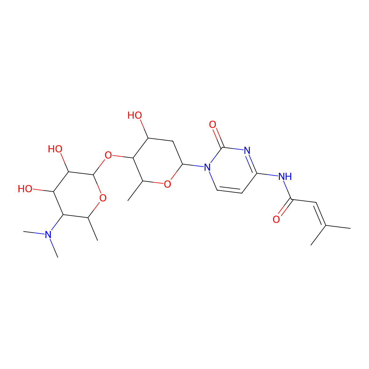 Cytosaminomycin C molecular structure, CAS 157878-04-1