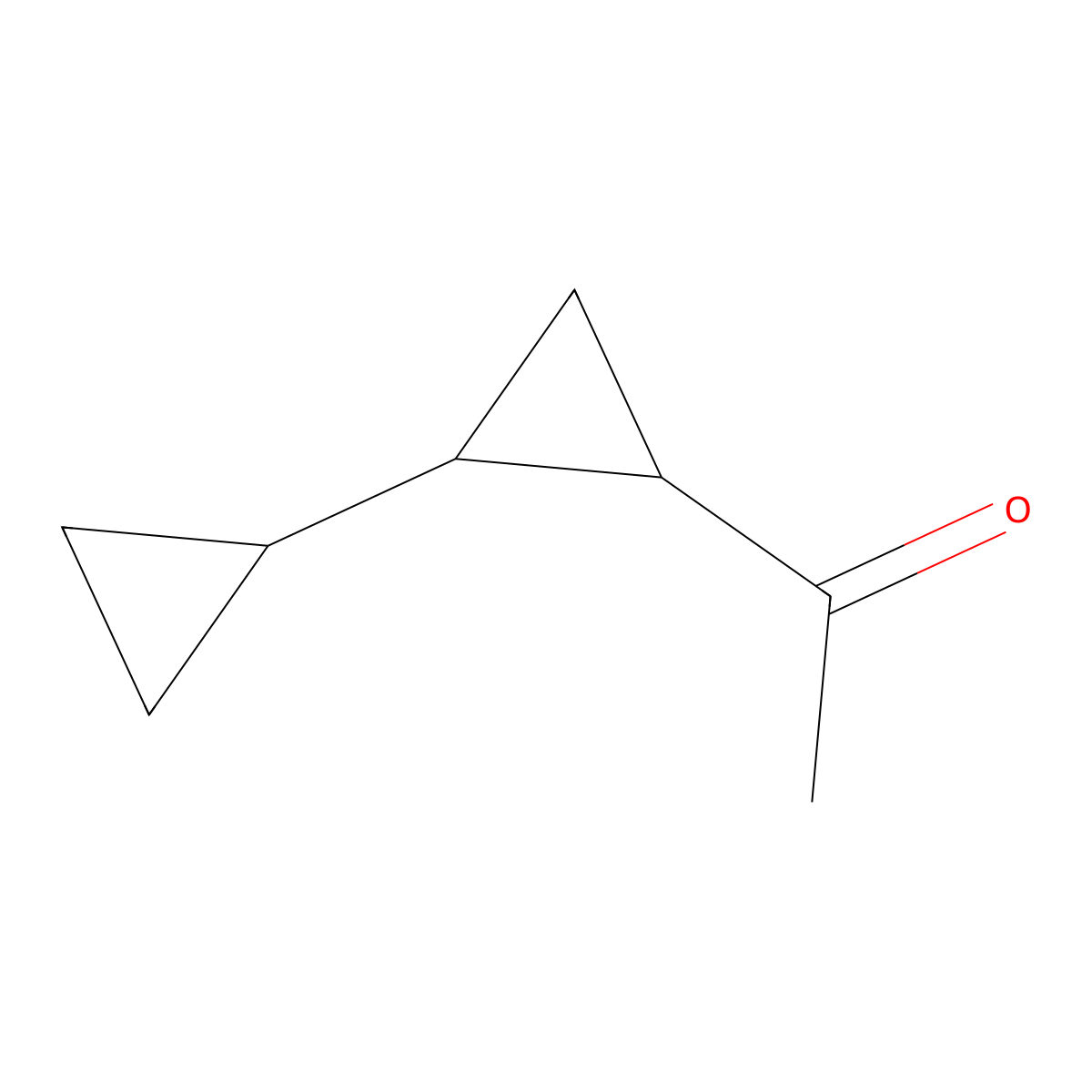rac-1-[(1R,2S)-2-cyclopropylcyclopropyl]ethan-1-one molecular structure, CAS 157897-16-0