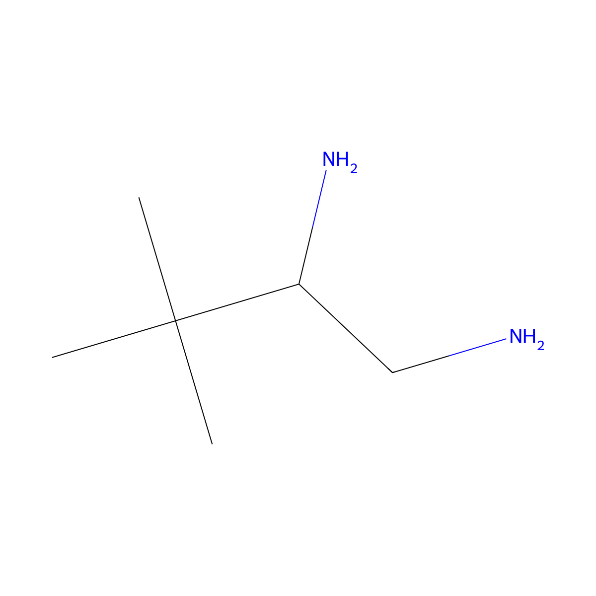(2R)-3,3-dimethylbutane-1,2-diamine molecular structure, CAS 157903-22-5