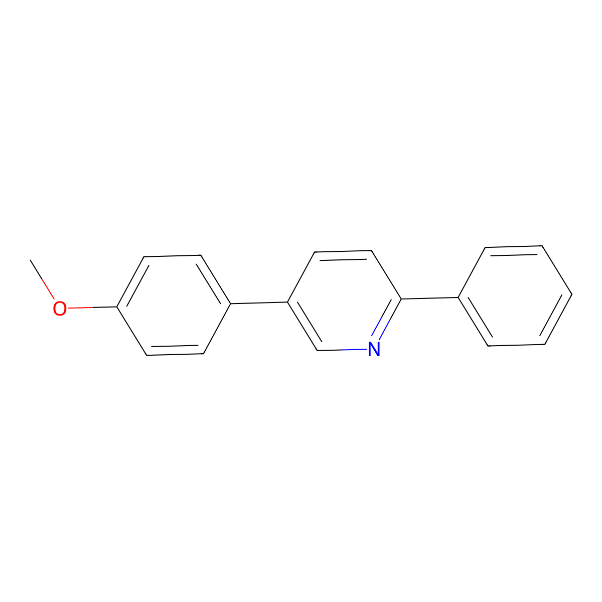 5-(4-Methoxyphenyl)-2-phenylpyridine molecular structure, CAS 157922-22-0