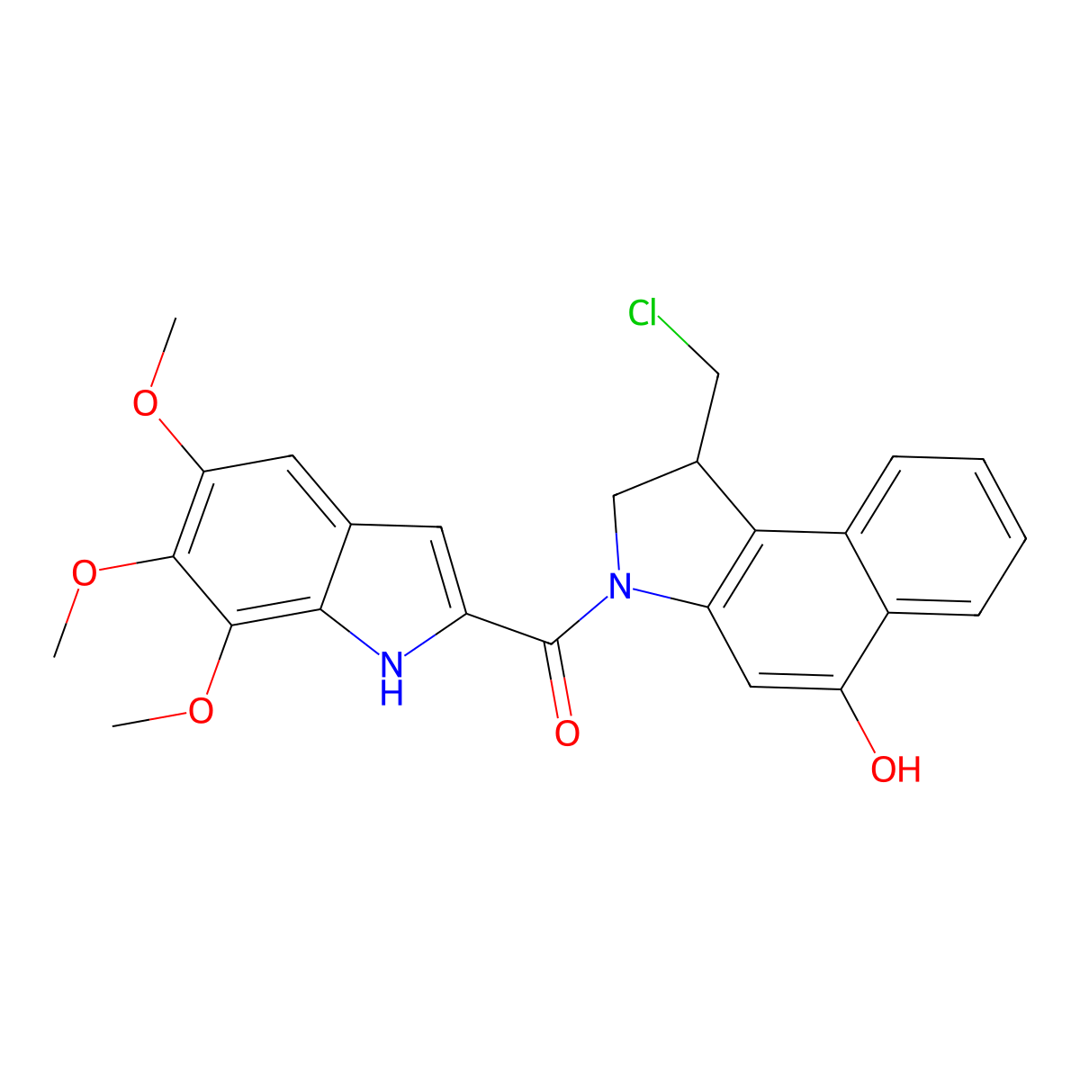 Duocarmycin TM molecular structure, CAS 157922-77-5