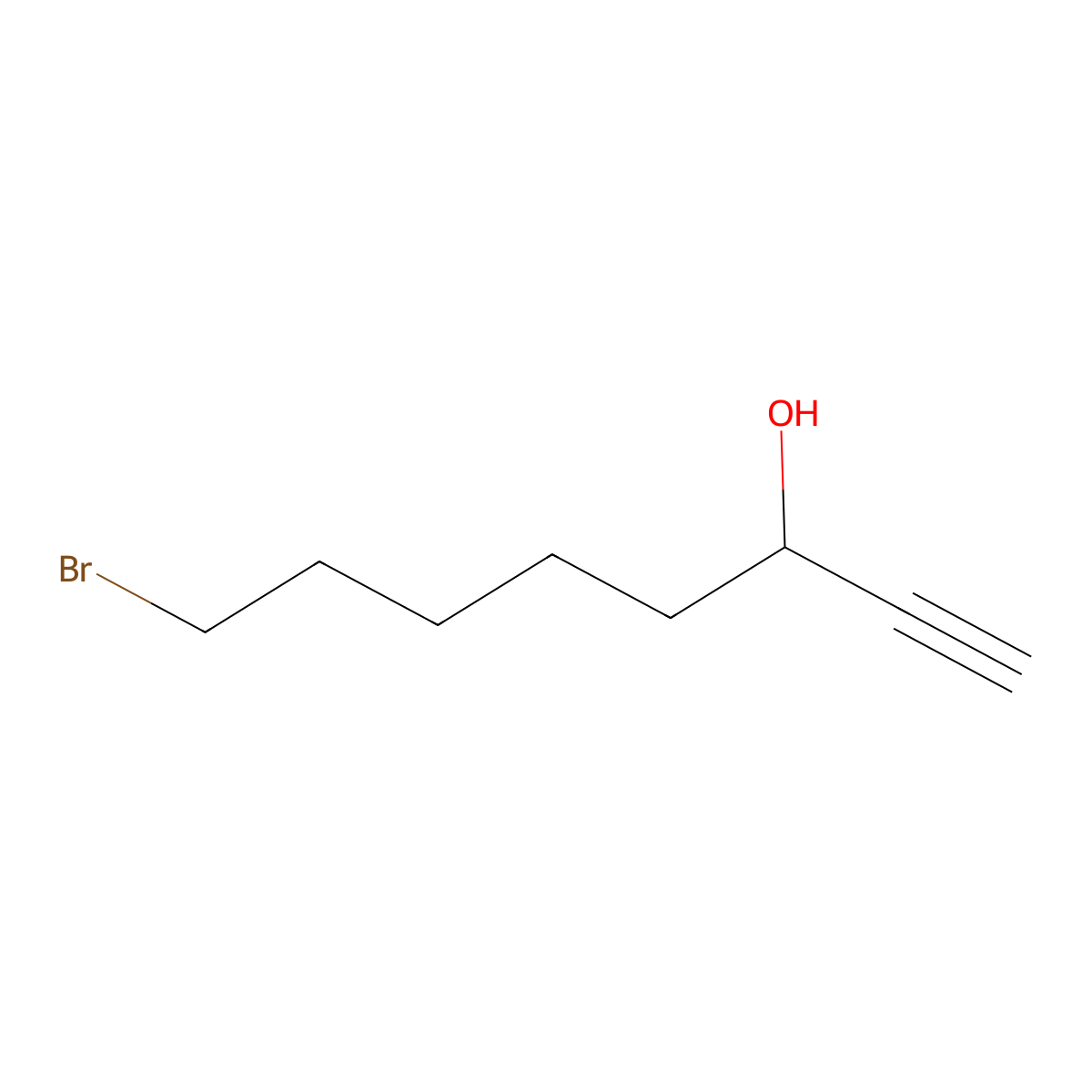 8-Bromooct-1-yn-3-ol molecular structure, CAS 1579278-86-6