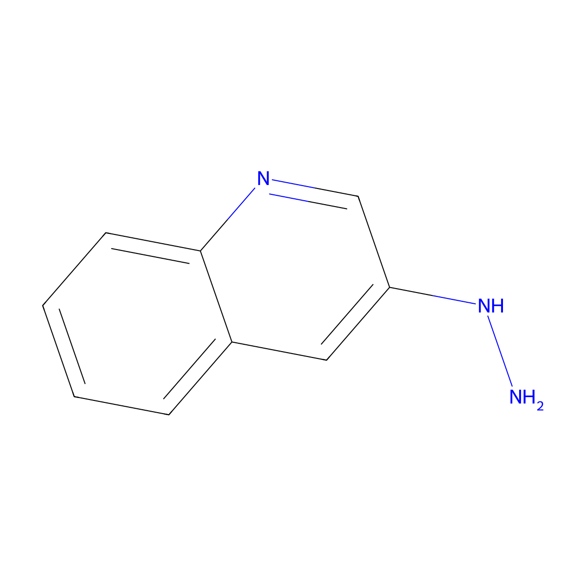 3-Hydrazinylquinoline molecular structure, CAS 15793-78-9