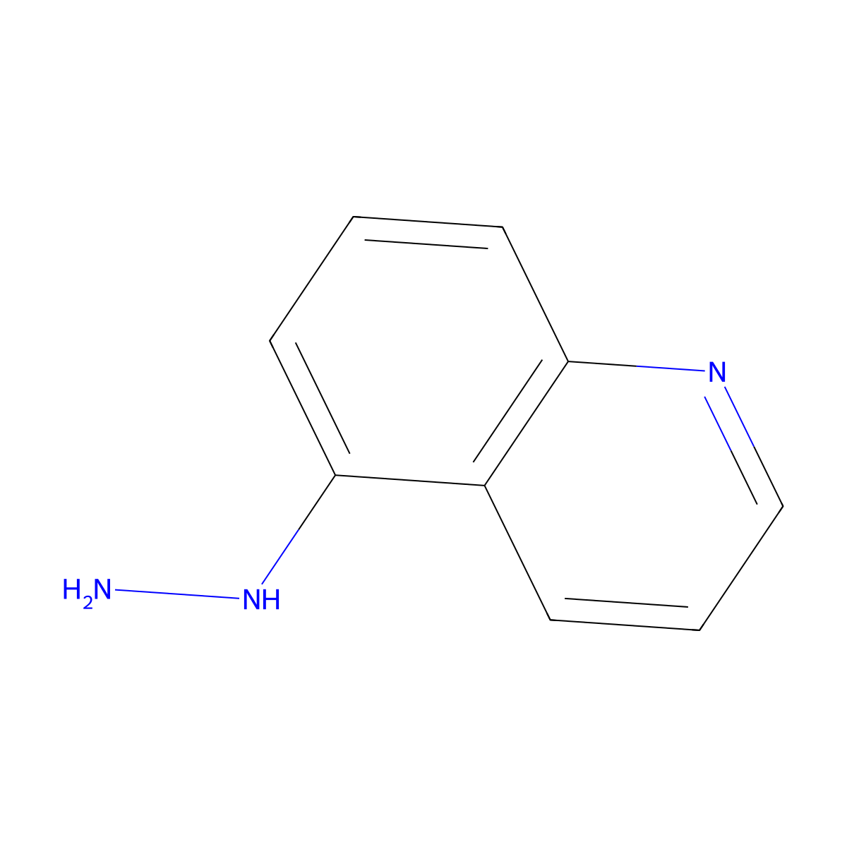 5-Hydrazinylquinoline molecular structure, CAS 15793-79-0