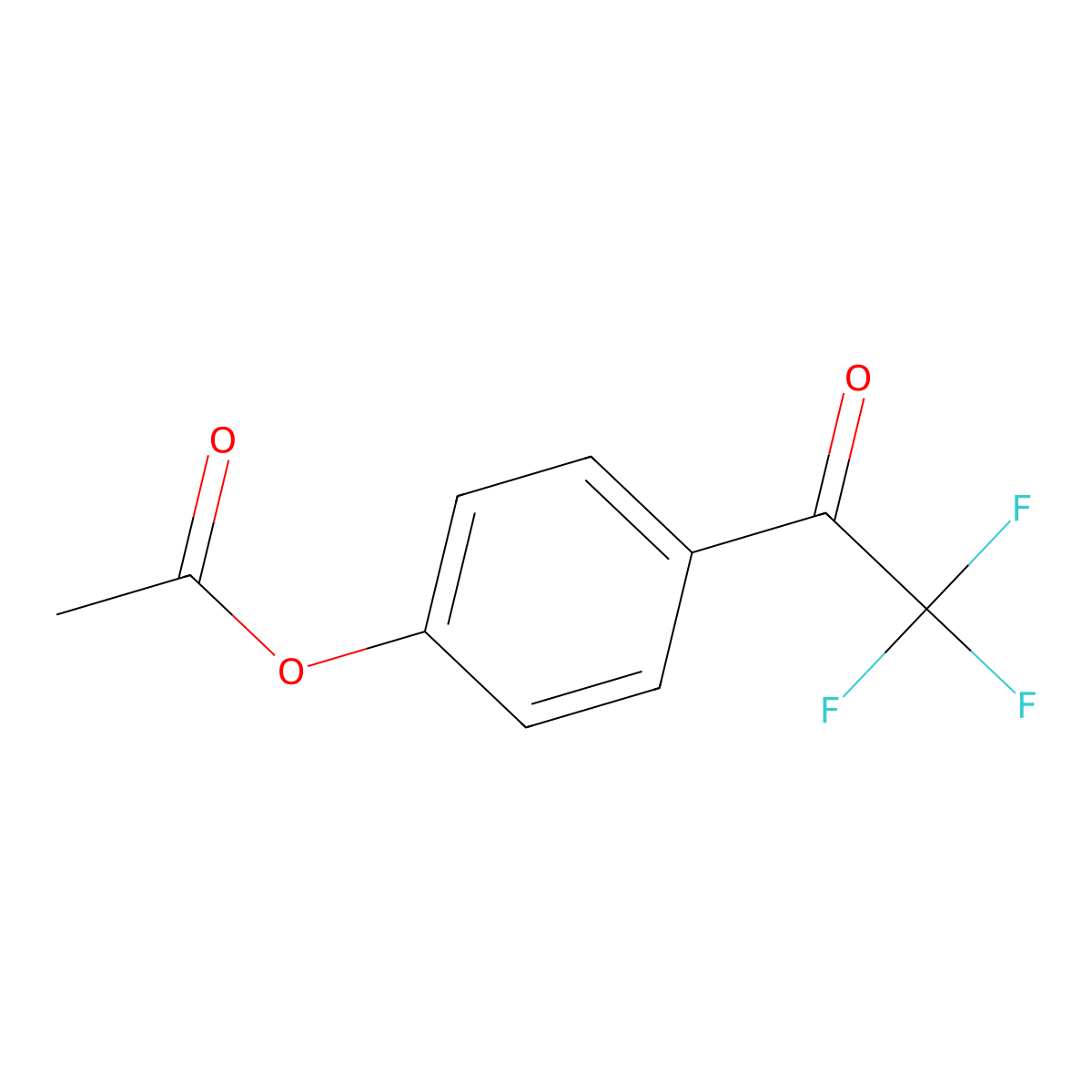 4-(2,2,2-Trifluoroacetyl)phenyl acetate molecular structure, CAS 157947-26-7