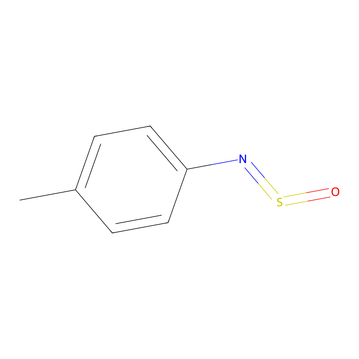 Benzenamine, 4-methyl-N-sulfinyl- molecular structure, CAS 15795-42-3