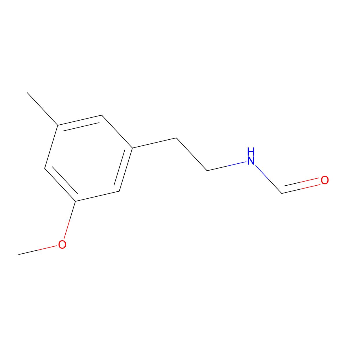 N-(3-methoxy-5-methylphenethyl)formamide molecular structure, CAS 1579518-30-1