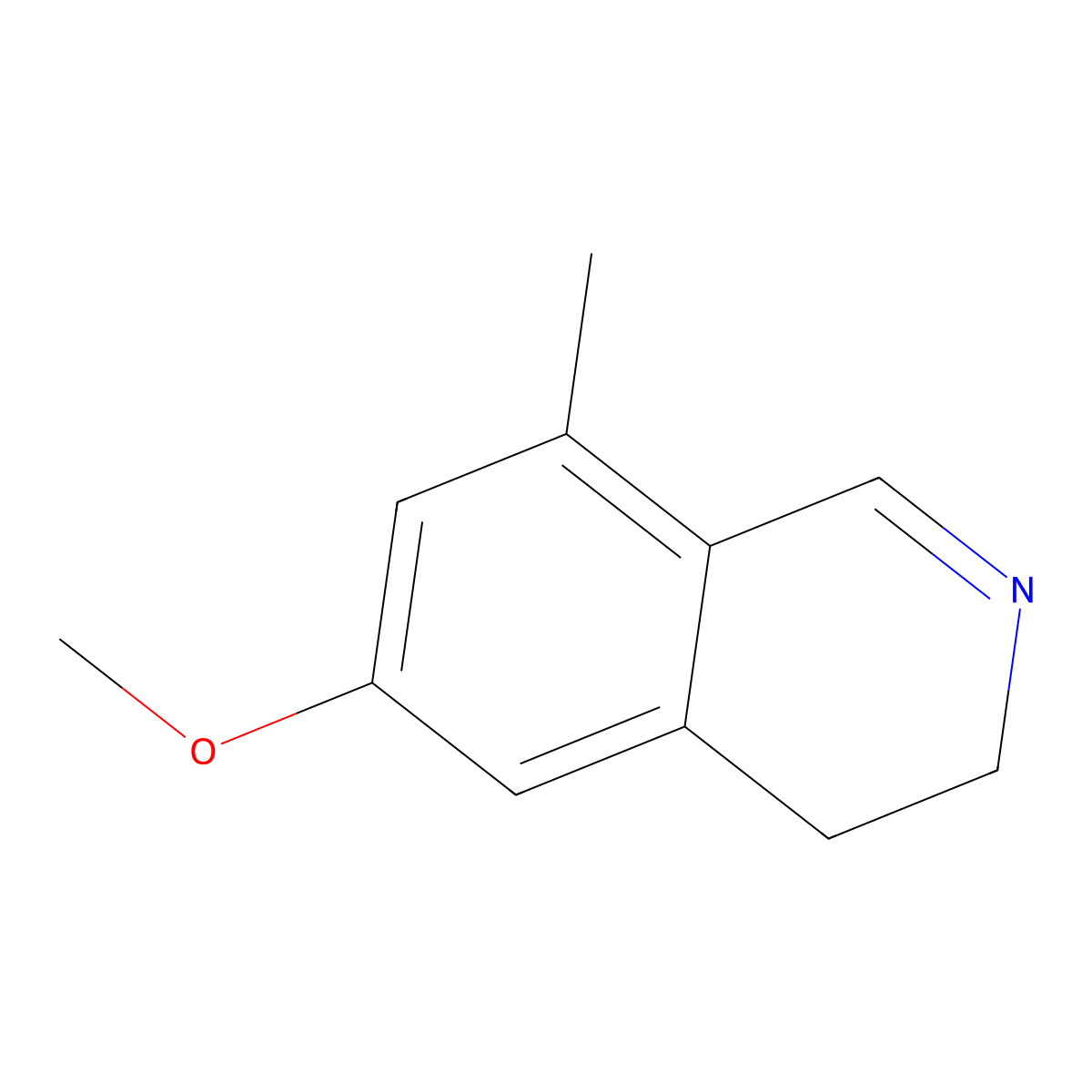 6-Methoxy-8-methyl-3,4-dihydroisoquinoline molecular structure, CAS 1579518-32-3