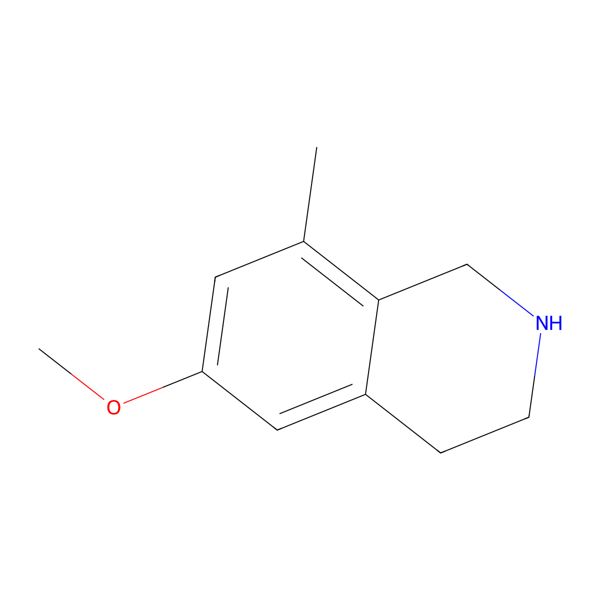 6-Methoxy-8-methyl-1,2,3,4-tetrahydroisoquinoline molecular structure, CAS 1579518-34-5