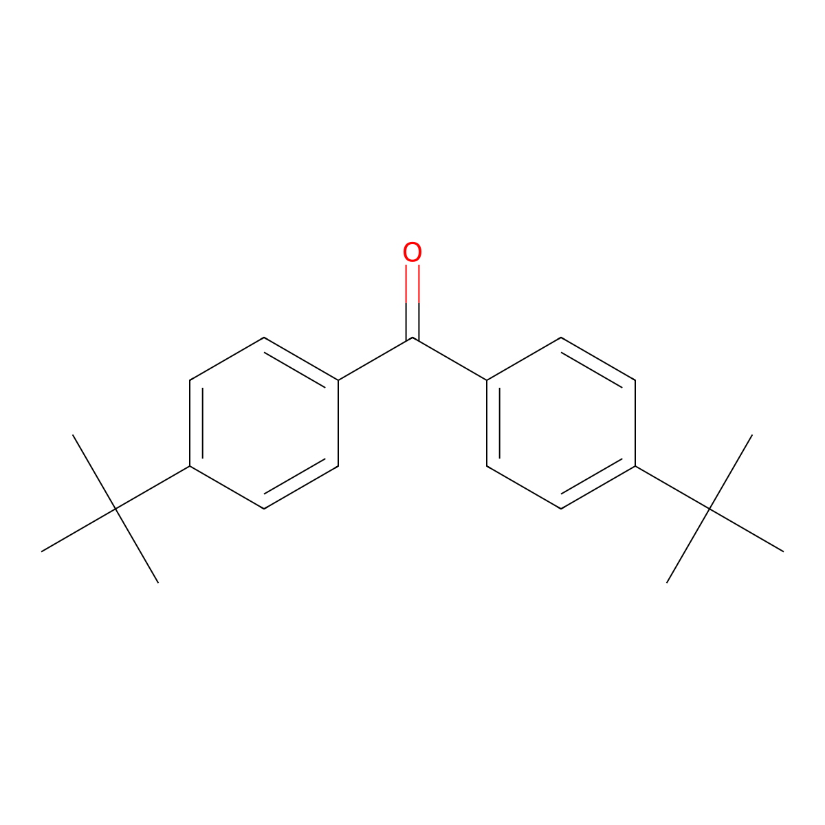 Bis(4-tert-butylphenyl)methanone molecular structure, CAS 15796-82-4