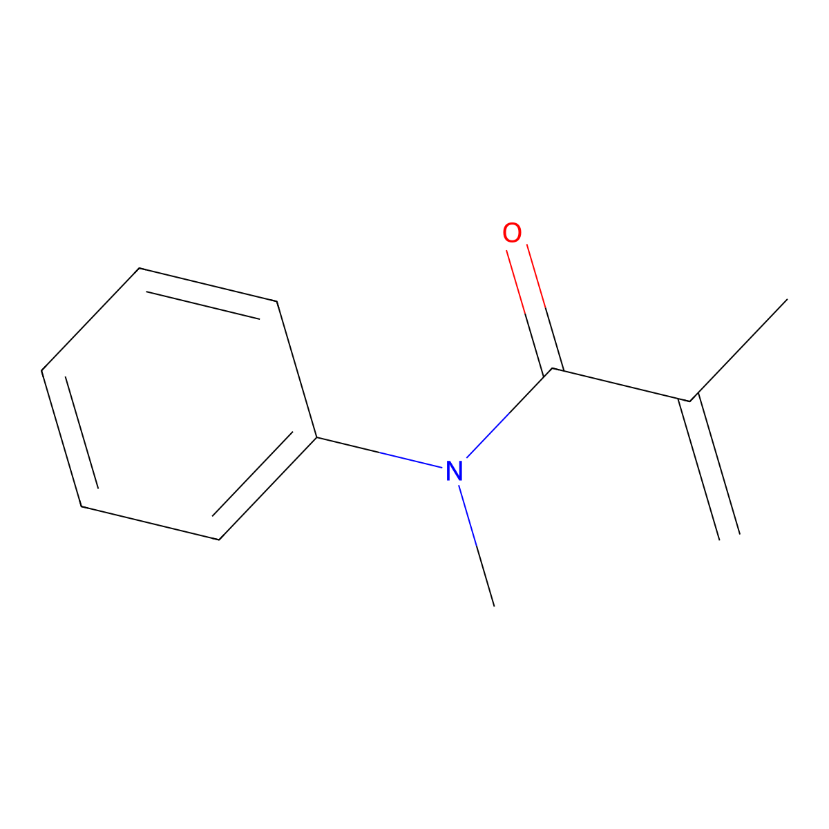 n-Methyl-n-phenylmethacrylamide molecular structure, CAS 15796-89-1