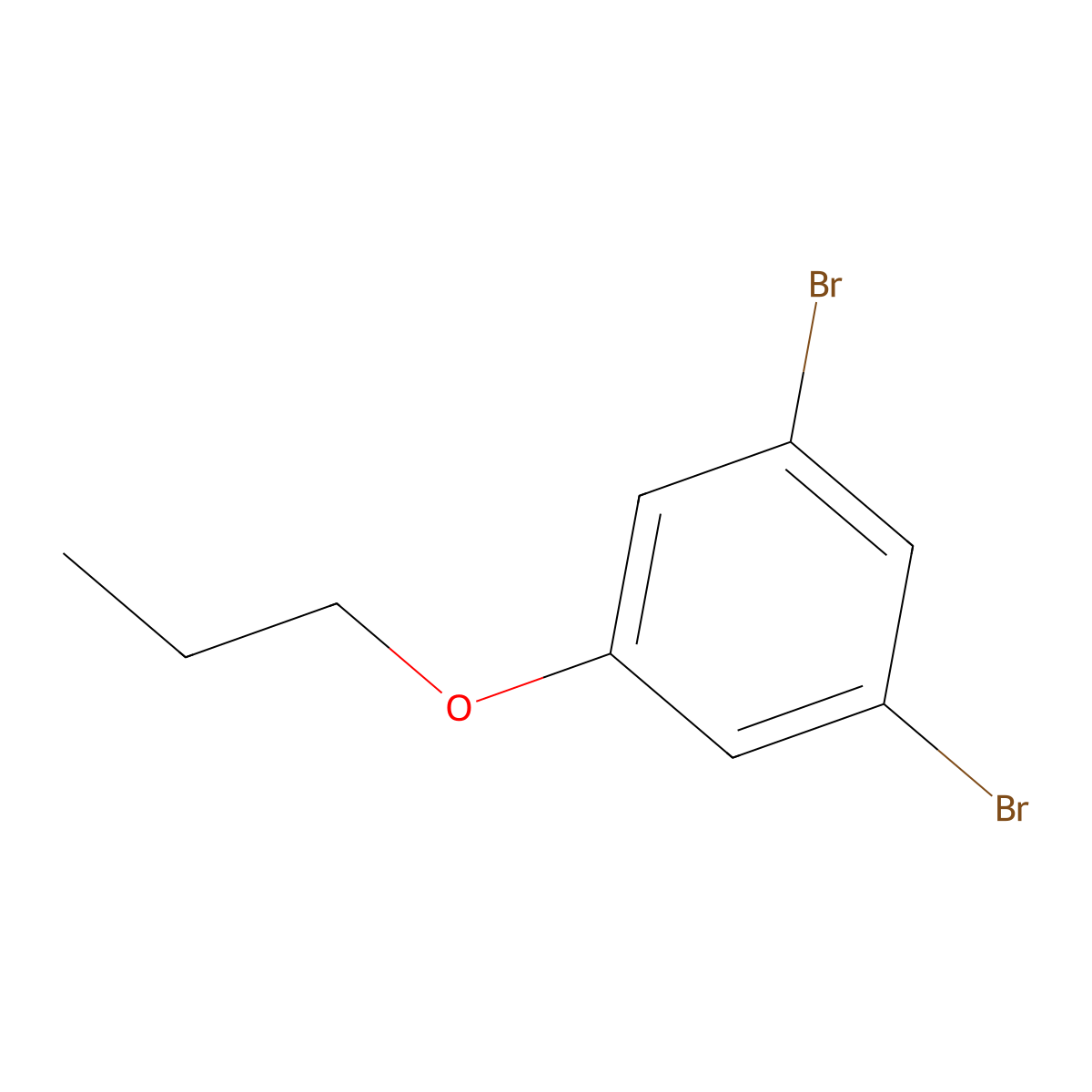 1,3-Bibromo-5-propoxybenzene molecular structure, CAS 1579943-29-5