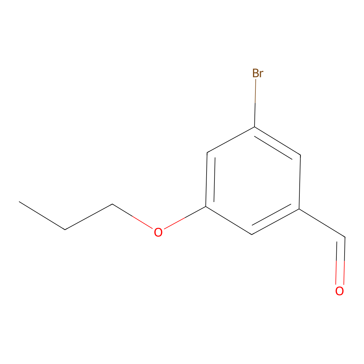 3-Bromo-5-propoxybenzaldehyde molecular structure, CAS 1579943-30-8