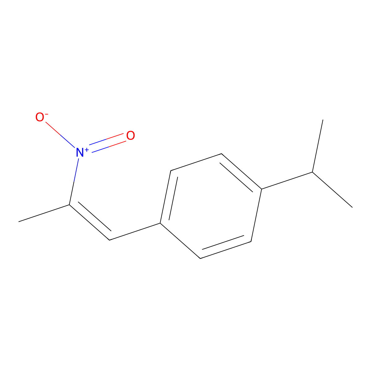 4-Isopropylphenylnitropropene molecular structure, CAS 15804-70-3