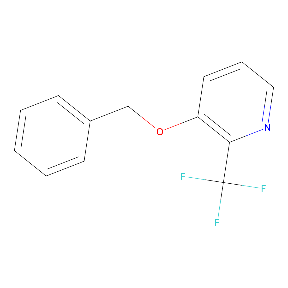 3-(Benzyloxy)-2-(trifluoromethyl)pyridine molecular structure, CAS 1580464-56-7